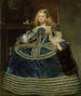 Infante Margaret Teresa in einem blauen Kleid - Diego Velázquez — Ansicht des Kunstwerks