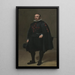 Portrait de Don Pedro de Barberana - Diego Velázquez — gerahmtes Bild an der Wand
