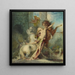 Diomède von Pferden verschlungen - Gustave Moreau — gerahmtes Bild an der Wand