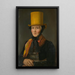 Reproduktion des Gemäldes Portrait von Johanna Dold - Dionys Ganter
