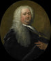 Portrait von Adriaen Paets, Direktor der Handelskammer Rotterdam der Niederländischen Ostindien-Kompanie, gewählt im Jahr 1734 - Dionys van Nijmegen — Ansicht des Kunstwerks