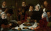 Compagnie à table - Dirck Barendsz — Ansicht des Kunstwerks
