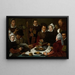 Compagnie à table - Dirck Barendsz — gerahmtes Bild an der Wand