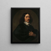 Portrait eines Mannes, von dem man annimmt, dass er Bartholomeus Vermuyden ist - Dirck Craey — gerahmtes Bild an der Wand