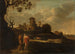 Landschaftsbild mit Hirten und Vieh - Dirck Dalens — Ansicht des Kunstwerks