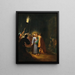 Die Gefangennahme Christi - Dirck Dircksz van Santvoort — gerahmtes Bild an der Wand