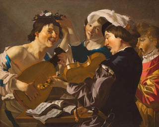 Le Concert - Dirck van Baburen — Ansicht des Kunstwerks