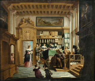 Der Anwaltskanzlei - Dirck van Delen — Ansicht des Kunstwerks