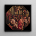 Rede von Antonio Giacomini für den Krieg gegen Pisa in der Sala dei Duecento - Giorgio Vasari — gerahmtes Bild an der Wand