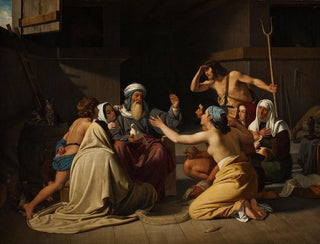 Noé und seine Familie in der Arche - Ditlev Blunck — Ansicht des Kunstwerks