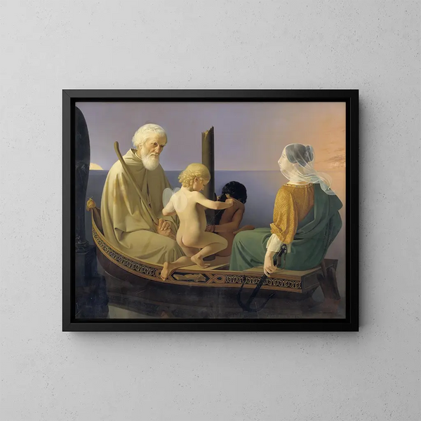 Alter aus der Serie Die Vier Jahreszeiten des Menschen - Ditlev Blunck — gerahmtes Bild an der Wand