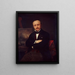 Portrait des Künstlers Anton Melbye - Ditlev Blunck — gerahmtes Bild an der Wand