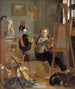 Der Schlachtenmaler Jürgen Sonne in seinem Atelier - Ditlev Blunck — Ansicht des Kunstwerks