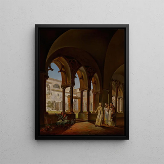 Ditlev Martens - The cloister of Santa Maria del Paradiso Viterbo.webp