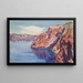 Route vers la mer - Dodge MacKnight — gerahmtes Bild an der Wand