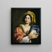 Eine Sibylle - Domenichino — gerahmtes Bild an der Wand
