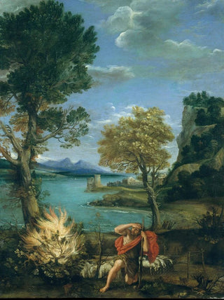 Domenichino - Landscape with Moses and the Burning Bush.webp