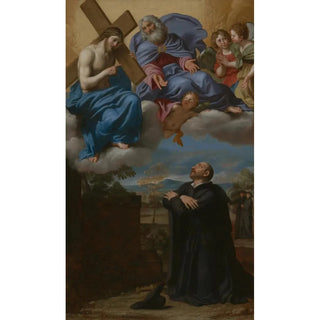 Domenichino - Saint Ignatius of Loyolas Vision of Christ and God the Father at La Storta.webp