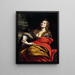 Sainte Marie-Madeleine - Domenichino — gerahmtes Bild an der Wand