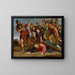Der Weg des Kalvarienbergs - Domenichino — gerahmtes Bild an der Wand