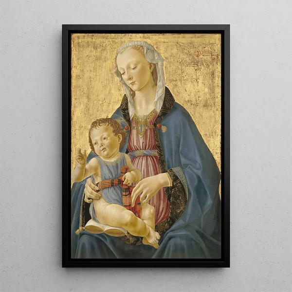 Reproduktion des Gemäldes Madone und Kind - Domenico Ghirlandaio