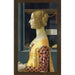 Portrait von Giovanna Tornabuoni - Domenico Ghirlandaio — gerahmtes Bild an der Wand