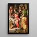 Reproduktion des Gemäldes Die Heilige Familie mit der Heiligen Katharina von Alexandria und dem Heiligen Paulus - Domenico Tibaldi