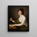 Portrait von Waleria Tarnowska geborene Stroynowska 1782-1849 Ehefrau von Jan Feliks Tarnowski von 1800 - Domenico del Frate — gerahmtes Bild an der Wand