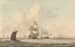 Kriegsschiffe, die durch die Passage fahren - Dominic Serres — Ansicht des Kunstwerks