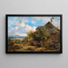 Eine Ansicht der Landschaft - Dominik Schuhfried — gerahmtes Bild an der Wand