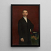 Portrait de Ján Slivka - Dominik Skutecký — gerahmtes Bild an der Wand