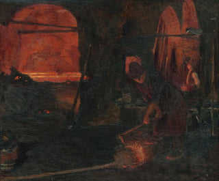 Szene der Schmiede - Dominik Skutecký — Ansicht des Kunstwerks