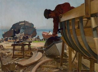 Chantier naval à Capo d'Istria - Dominik Skutecký — Ansicht des Kunstwerks