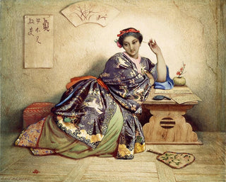 Eine chinesische Mädchen - Dominique Louis Papety — Ansicht des Kunstwerks