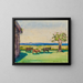 Landschaft von Bretagne - Donald Shaw MacLaughlan — gerahmtes Bild an der Wand