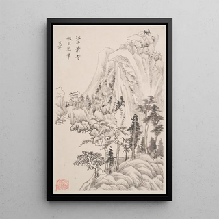 Dong Qichang - Landscapes after old masters Pl3.webp