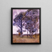 Birkenbaum schwarz - Dorothy Richmond — gerahmtes Bild an der Wand