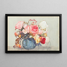 Rosen und Beeren - Dorothy Richmond — gerahmtes Bild an der Wand