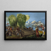 Énée und Achate an der libyschen Küste - Dosso Dossi — gerahmtes Bild an der Wand
