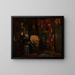 Portrait von John Scott Bradstreet - Douglas Volk — gerahmtes Bild an der Wand
