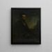 Portrait de Lincoln - Douglas Volk — gerahmtes Bild an der Wand