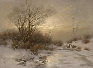 Traum in Winterlandschaft - Désiré Thomassin — Ansicht des Kunstwerks