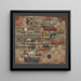 Vom Hohelied Salomos Version II - Paul Klee — gerahmtes Bild an der Wand