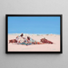 Marchands dans le Désert - Dudley Hardy — gerahmtes Bild an der Wand