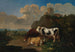Ein Landschaft mit Vieh und Ruinen in der Ferne - Niederländische Schule — Ansicht des Kunstwerks