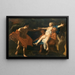 Orpheus und Eurydike - Niederländische Schule — gerahmtes Bild an der Wand