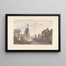 Soissons Die Kathedrale und die Buerie-Straße - E. Tatin — gerahmtes Bild an der Wand