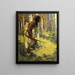 Jäger Indianer - Eanger Irving Couse — gerahmtes Bild an der Wand