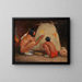 Maler indischer - Eanger Irving Couse — gerahmtes Bild an der Wand