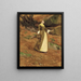 Portrait von Virginia Couse - Eanger Irving Couse — gerahmtes Bild an der Wand